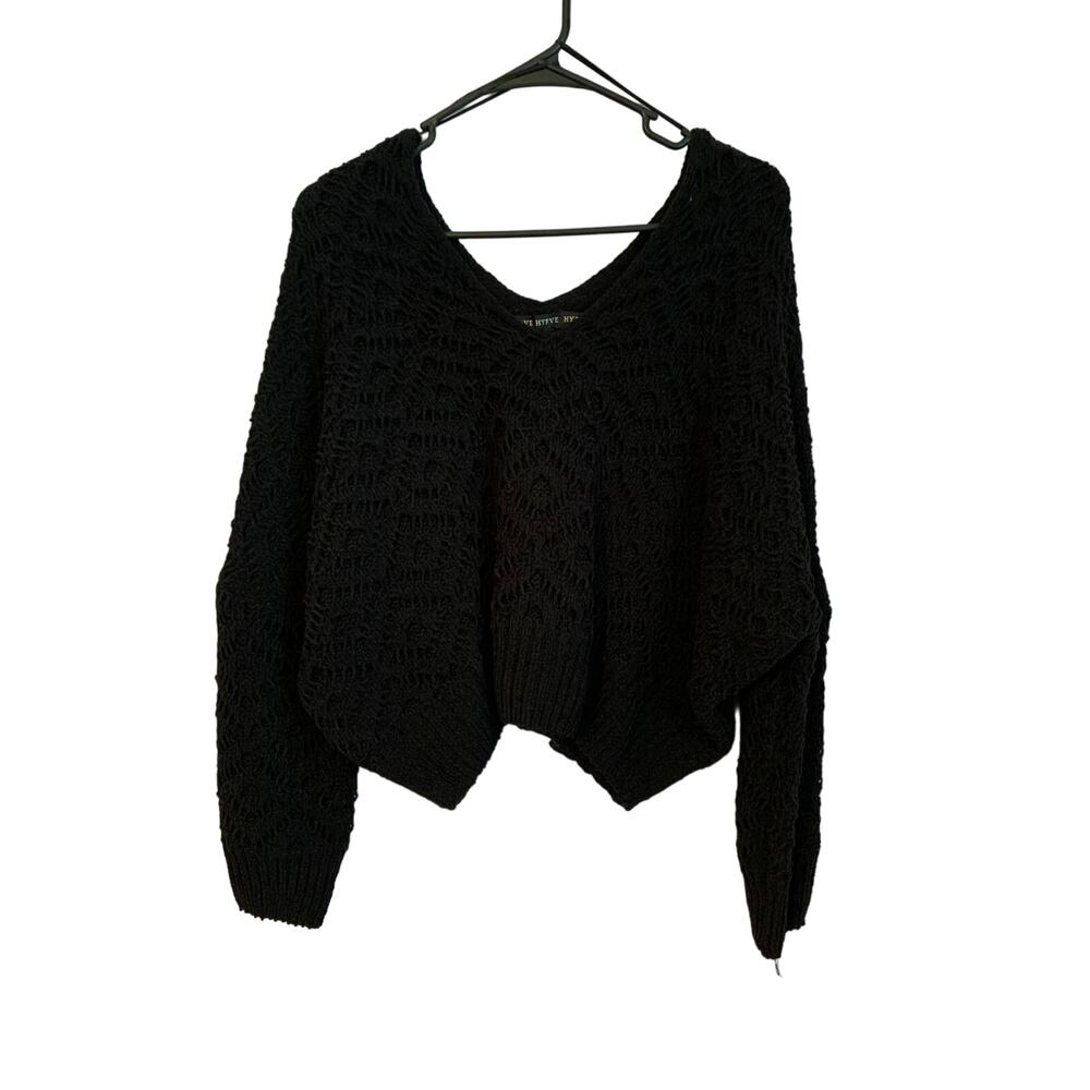 HYFVE Black Crew Neck Sweater